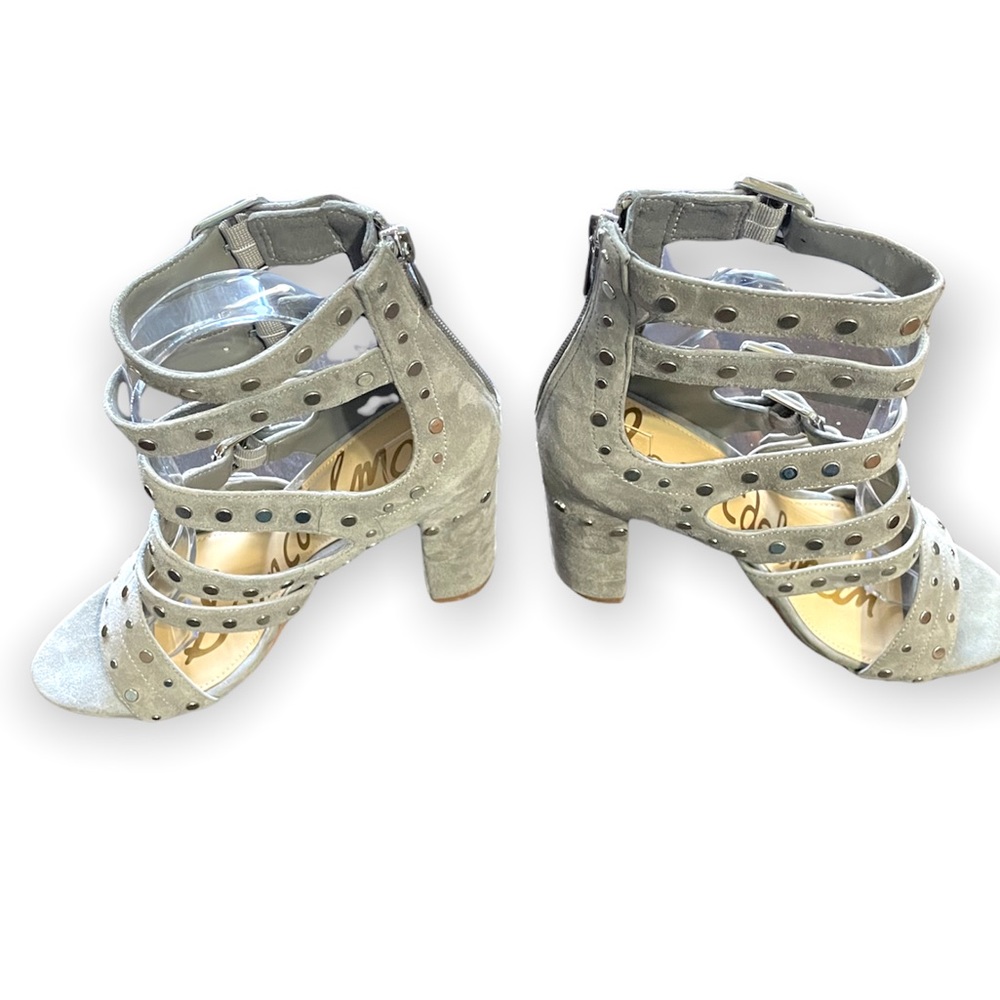 Sam Edelman for Women York Grey Stud Heels Size 8 - Picture 5 of 7